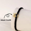 Beaded Personalized Photo Projection Bracelet Custom Photo Dog Paw