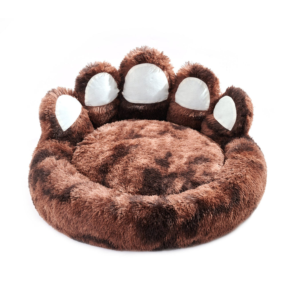 Thickened Warm Kennel For Pets With Bear Paw Shape House - Teddy Kennel