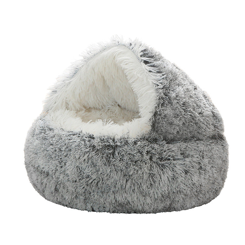 Semi-closed Cat Bed Four Seasons Universal Cover Shell Nest
