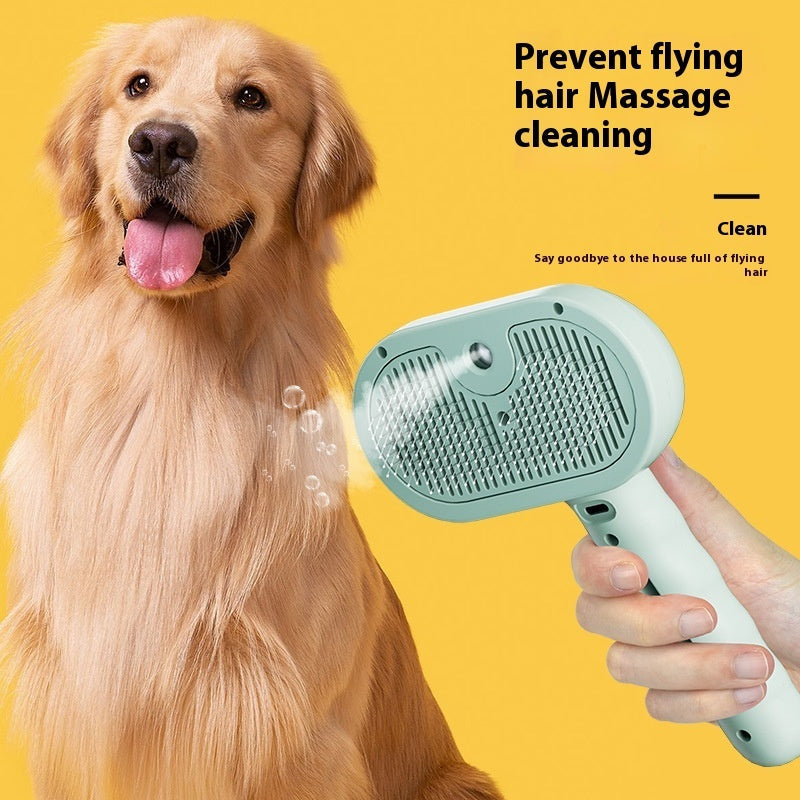Pets Spray Hair Comb Pet Hair Remover Cleaning Brush Grooming