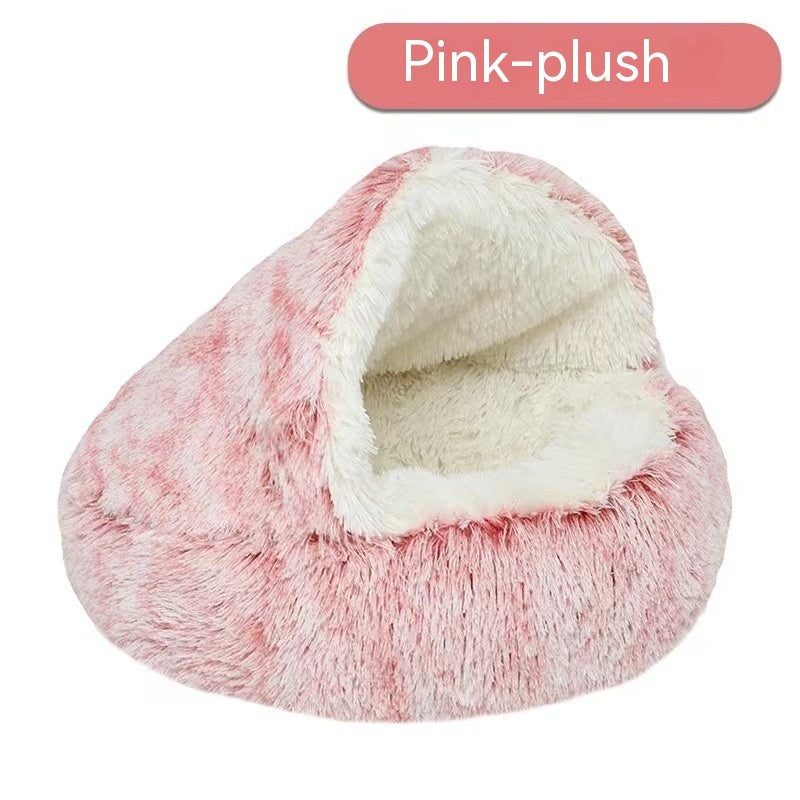 Semi-closed Cat Bed Four Seasons Universal Cover Shell Nest