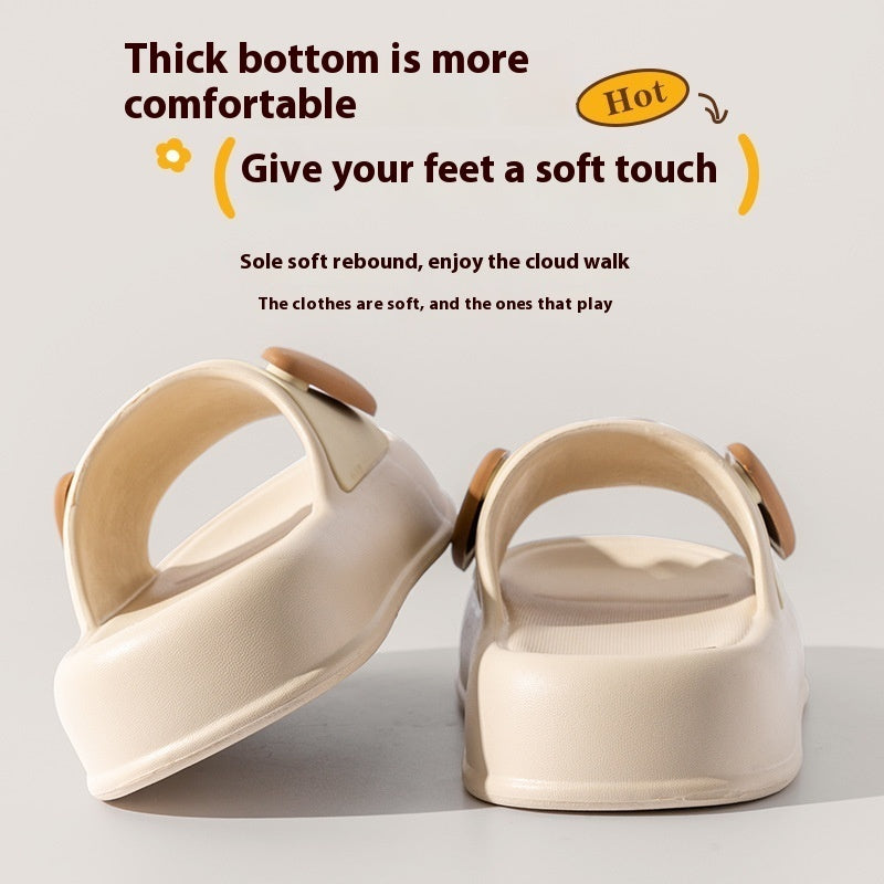 Cute Cartoon Dog Slippers Non-slip Floor Bathroom Slipper