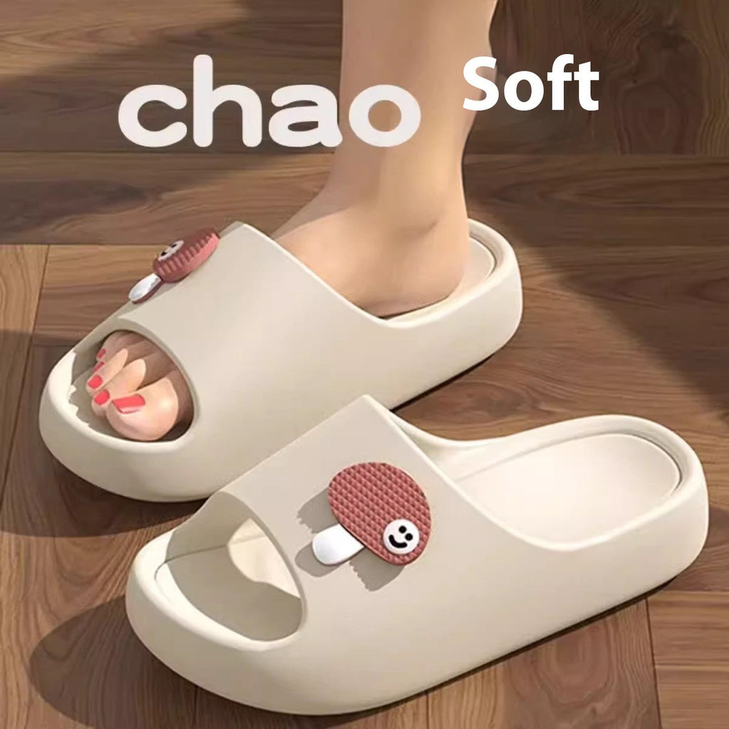 Cute Cartoon Dog Slippers Non-slip Floor Bathroom Slipper