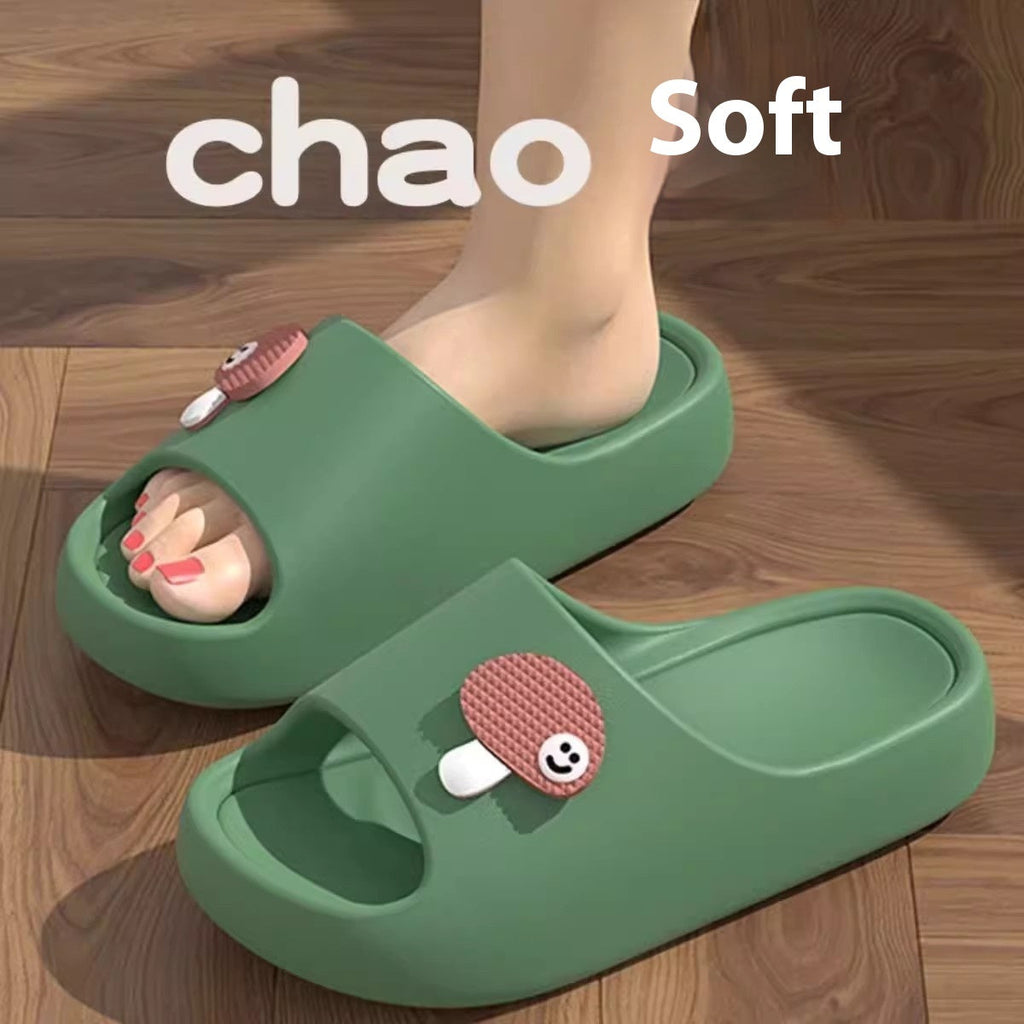Cute Cartoon Dog Slippers Non-slip Floor Bathroom Slipper