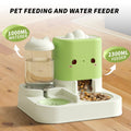 1 Piece Cartoon Cloud Cat Ear Feeding And Water Feeding Integrated